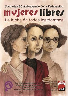 Cartell 80 Jonades Mujeres libres